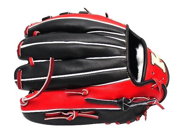 HI-GOLD Japan Steerhide 11.5 inch Infielder Glove - Black/Red