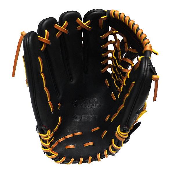 ZETT Pro Model 12.75 inch LHT Black Outfielder Glove