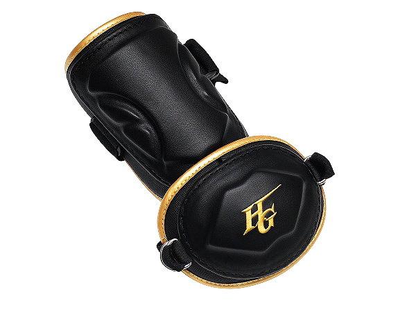 HI-GOLD Premium Batter Elbow Guard - Black/Gold
