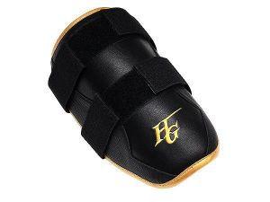 HI-GOLD Premium Light Batter Elbow Guard - Black/Gold