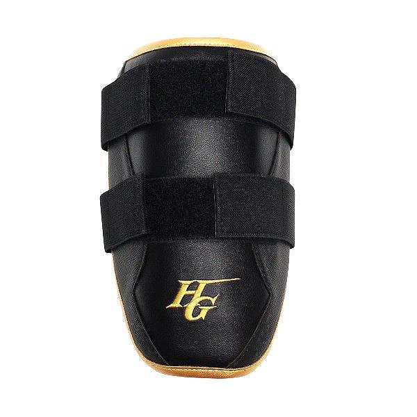 HI-GOLD Premium Light Batter Elbow Guard - Black/Gold